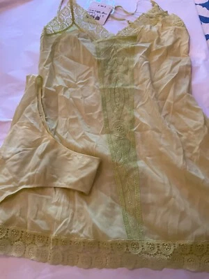 NEW La Perla Erable Silk Blend Babydoll Nightie w/ Bikini Panty - XS - Image 1 of 4