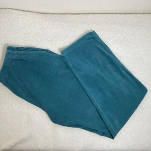 Cabin Creek Women's Corduroy Pull-On Pants Size M Blue-Green - Picture 1 of 8