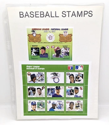 Major League Baseball Boggs, Davis, Cruz +8 More Grenada 30c Stamp Sheet - Image 1 of 2