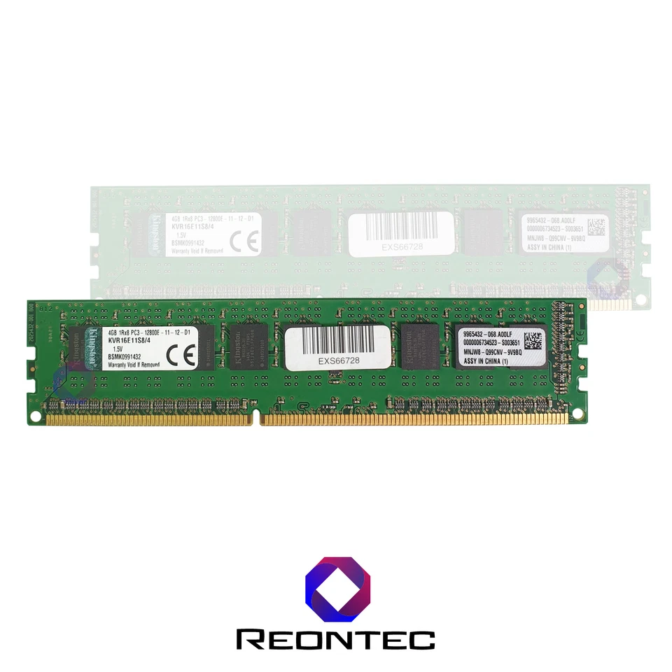 4 Go Serveur Ram Kingston PC3 - 12800E DDR3 KVR16E11S8/4 1Rx8 - Photo 1/1