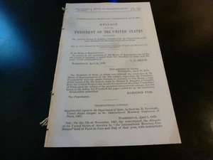 Government Report 1870 Report From International Monetary Conference At Paris - Picture 1 of 1