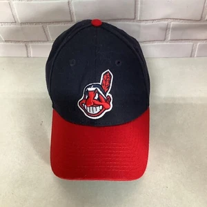 Sombrero de los Indios de Cleveland Logo Antiguo Equipo MLB Juvenil Sombrero Correa Trasera - Imagen 1 de 8