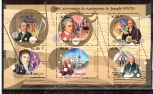 Mosambik Michelnr. 5484 - 5489 postfrisch  ( Musik :38766) - Bild 1 von 1