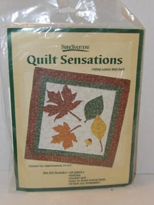 Kit de edredón de pared hojas caídas tela tradiciones edredón sensaciones - Imagen 1 de 2