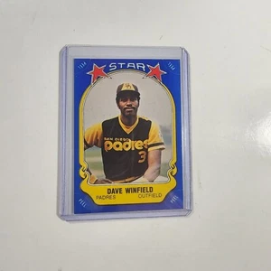 1981 Fleer Baseball Dave Winfield Star Sticker #25 HOF San Diego Padres - Bild 1 von 2