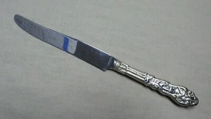 Gorham VERSAILLES Sterling Silver Handle Stainless Blade 9 1/4" Back Mono As Is - Picture 1 of 4
