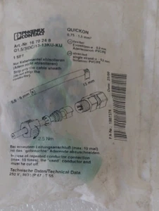 Phoenix Contact - 16 70 24 8 - Q1, 5/3idc/13-13ku-ku - Cable Connectors - New - Bild 1 von 3