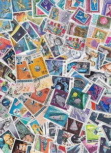Y1019.B - Collection 100 diff. stamps - Ruimtevaart / Space / Raumfahrt  - Imagen 1 de 1