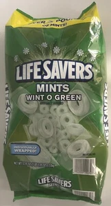 Bolsa Lifesavers Mints Wint O verde invierno 53,95 oz aprx 437 piezas envueltas - Imagen 1 de 5