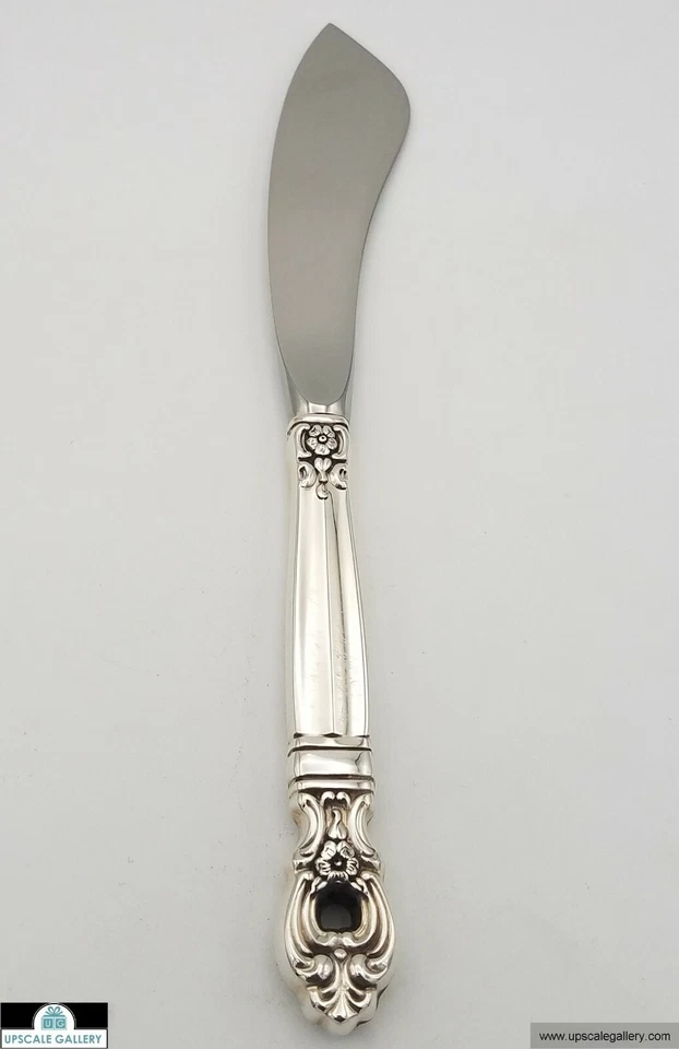 Faca para servir manteiga Towle Monte Cristo prata esterlina HH 7" *NOVA EM FOLHA*  - Imagem 1 de 1