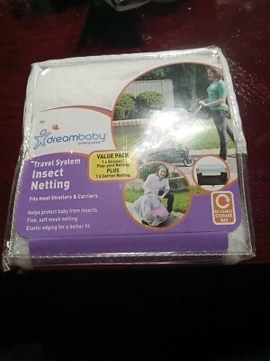 Dreambaby Sistema de Viaje Cochecito Pantalla de Insectos - Transparente - Para Todos los Cochecitos Foto 1 de 2