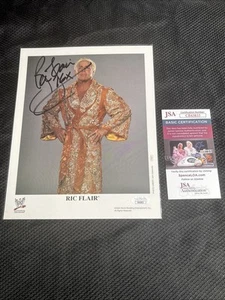 Ric Flair Signed Authentic WWE Promo Photo JSA Certified - Picture 1 of 1