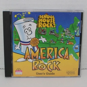 Schoolhouse Rock America Rock CD-ROM gioco vittoria 95 vittoria 3.1 Macintosh 1996 - Foto 1 di 13