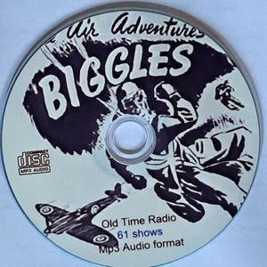 Adventures of Biggles Radio 61 Old Time Radio Shows - Audio MP3 CD - Picture 1 of 3