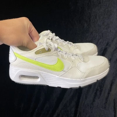 Nike Air Max SC White/Neon lime Kids size 7Y - Image 1 of 4