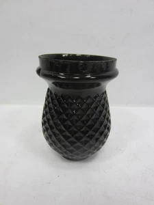 Antique Victorian Glass Christmas Tree Fairy Lamp- Dark Cranberry - Picture 1 of 7