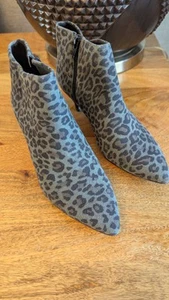 Ladies Clarks Grey Kitten Heel Ankle Boots "Linvale Sea" Size 4 EU 37 . NWOB - Picture 1 of 20