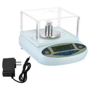 Lab Scale 300gx0.001g High Precision Electronic Analytical Balance Sensitive - Picture 1 of 8