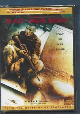 Factory Sealed DVD-Black Hawk Down-Ewan McGregor, Sam Shepard, Tom Sizemore Foto 1 de 2