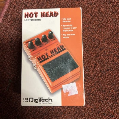 DigiTech Hot Head Distortion Guitar Effect Pedal Amp & Mixer Outputs - Image 1 of 4