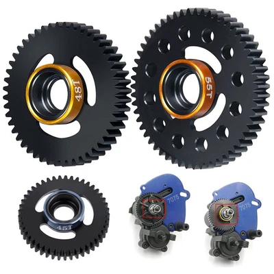 40CRO+48P Steel Spur Gear 48T/55T/45T For TRAXXAS Slash RC 1/16 Car UpgradesGear - Image 1 of 4