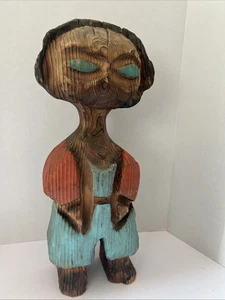 Statua da parete strega tiki ragazzo - Foto 1 di 6