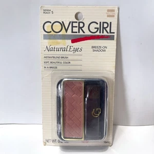 COVERGIRL NWT VTG Natural Eyes Breeze On Shadow Sienna Peach 5 - Picture 1 of 4