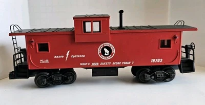 1988 Lionel O 6-19703 Great Northern Extended Vision lighted Caboose - Nice - Image 1 of 4
