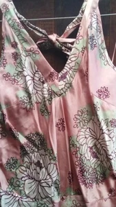 Next women's Pure Silk Pink Floral Halterneck sz10. Holiday/Festival - Picture 1 of 5
