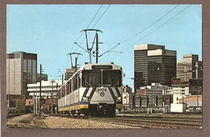 VINTAGE RAILROAD POSTCARD EDMONTON LRT 93 - Picture 1 of 1