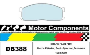 BRAKE PADS DB388 TO SUIT Mazda E-Series, Ford - Spectron,Econovan 1983-2000 - Picture 1 of 2