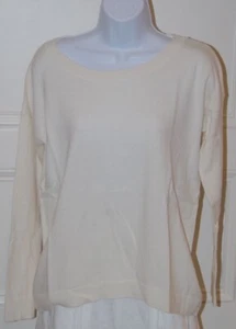 GAP Para Mujer Mezcla de Lana de Marfil Suave Delgado Tejido Cuello Redondo Talla XS - Imagen 1 de 5