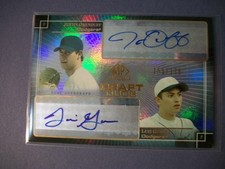 JUSTIN ORENDUFF/LUIS GUERRA 2004 SP Prospects Draft Duos AUTO RC Dodgers /175