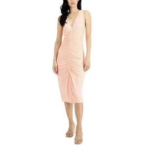 Vestido Para Mujer INC International Concepts De Fiesta Sin Mangas Fruncido S - Picture 1 of 23