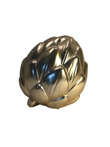 DECORATIVE GOLDEN ARTICHOKE ORNIMENT - Picture 1 of 3