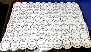 2025 TOP 100 SPIELER Jahresauswahl MLB Cadaco All-Star Baseball VORGESCHNITTENE DISCS - Bild 1 von 6