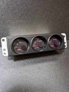 Rare Black BCNR33 Skyline GT-R Nismo Triple Meter Out of Print - Picture 1 of 7