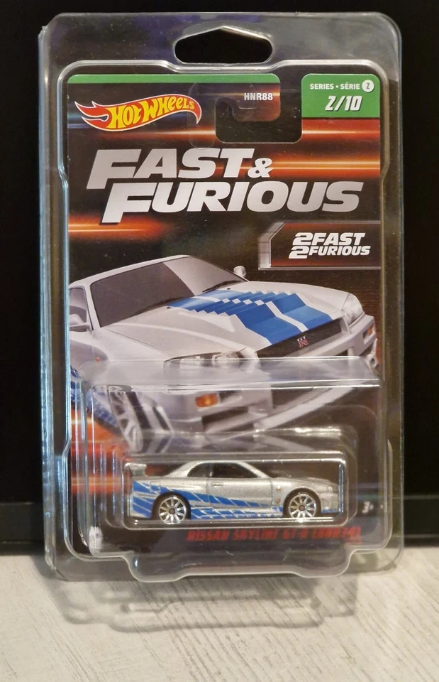 🔥HOT WHEELS "F&F SERIES 2" -  NISSAN SKYLINE R34 W/PROT🔥 - Immagine 1 di 1