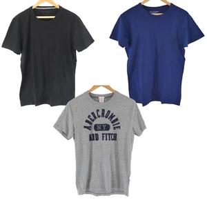 Bundle Lot Mens T Shirts 3 Abercrombie Fitch Banana Republic Cotton Jersey M - Picture 1 of 12