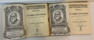 Biblioteca De Autores  Espanoles Obras Completas De D. Jose De Espronceda 2Vols - Picture 1 of 5
