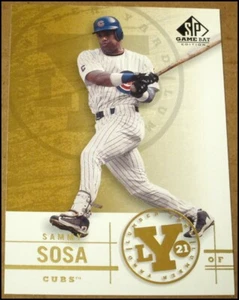 2001 SP Game Bat Edition Lumber Yard Sammy Sosa Card #Y8 Chicago Cubs NRMT - Picture 1 of 3