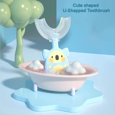 Escova de dentes em forma de U em forma de Koala com caixa de capa de poeira - Nova - Imagem 1 de 4