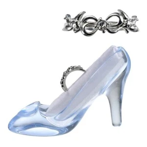 Disney Store WISHING YOU A LOVELY DAY Cinderella Blue Bird Ring with Ring Holder - Picture 1 of 8