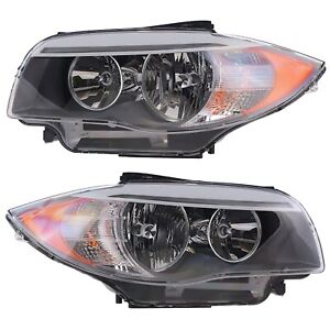 Valeo Set Of Left and Right Headlight Assemblies for BMW 128i 135i 2011-2013