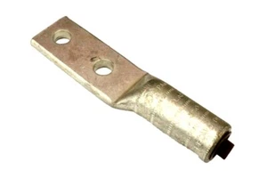 Compression Lug Panduit Lab 350 2 Hole 1/2" Brown Die P87 (299) Aluminum AL9CU - Picture 1 of 2