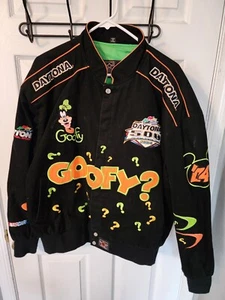 VTG 2004 JH Design Disney Goofy Nascar Daytona 500 Embroidered Jacket Men’s XL - Picture 1 of 6