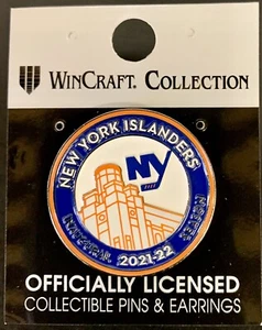 NY ISLANDERS PIN INAUGURAL SEASON 2021-22 UBS ARENA NHL HOCKEY - Picture 1 of 3