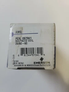 Emerson Solenoid Coil AMG 24/50-60 PCN 057341 NEW UNUSED Complete in Box - Picture 1 of 5