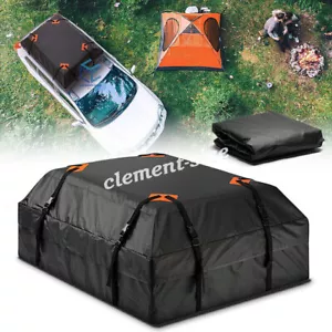 Universal 425L 600D Rooftop Cargo Carrier Bag Heavy Duty Trip Luggage Roof Box - Picture 1 of 14