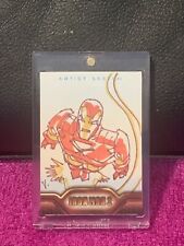 2010 UD MARVEL IRON MAN 2 ARTIST SKETCH CARD IRON MAN SP# 1/1 ONE of ONE